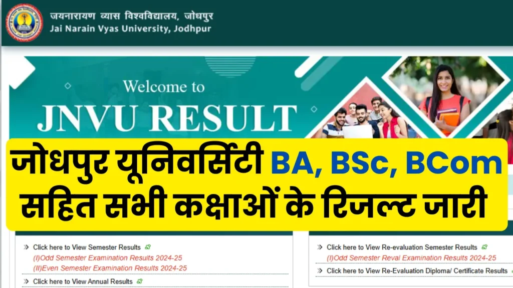 JNVU Result 2025